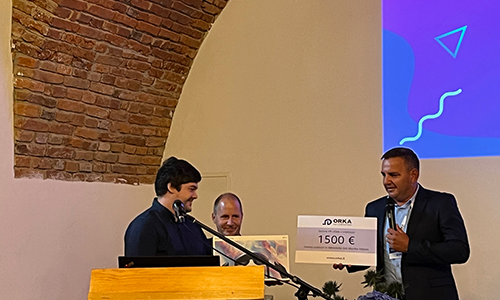 Prejem donacije podjetja ORKA INFORMATIKA