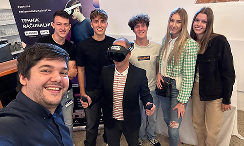 Ekipa SPTŠ z Miho Brajnikom