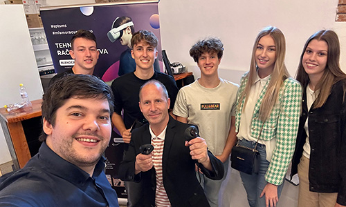 Ekipa SPTŠ z Miho Brajnikom